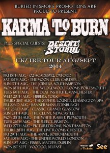 Karma-To-Burn-UK-Tour-2014